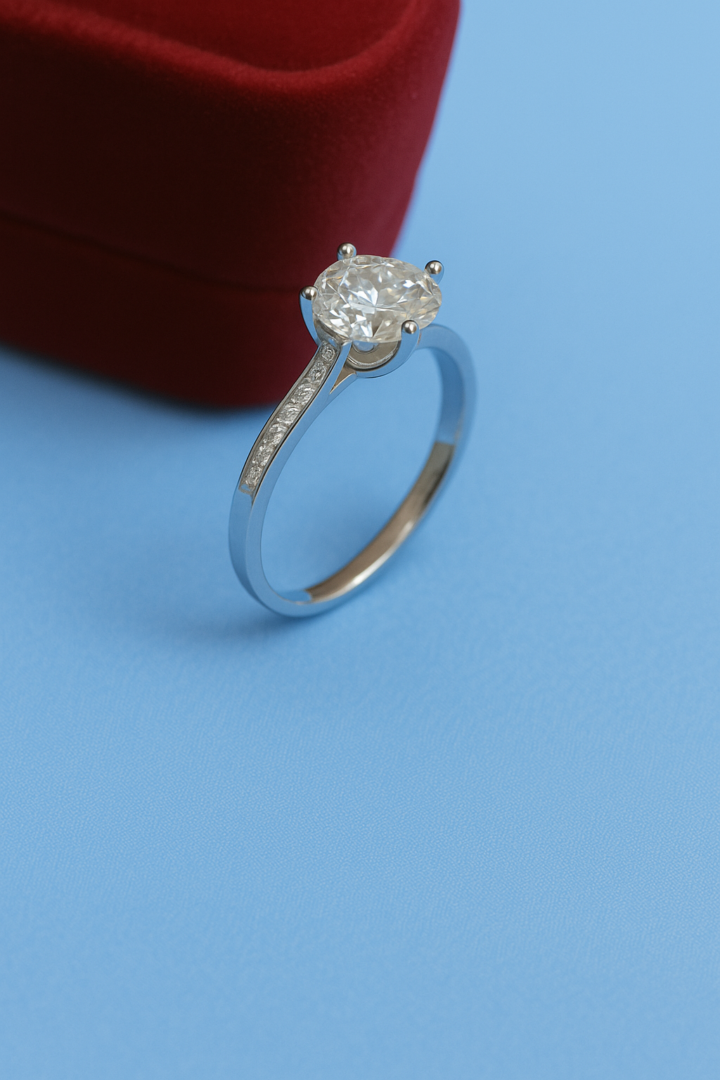 Charmful Moissanite Ring