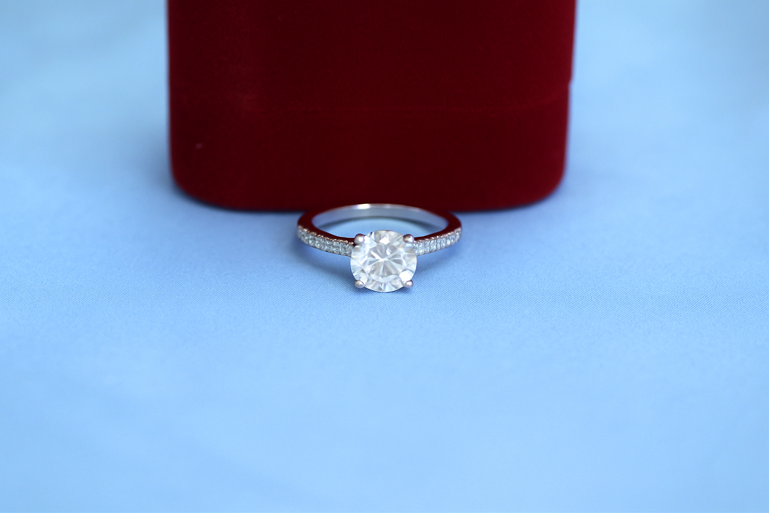 Moissanite Ring