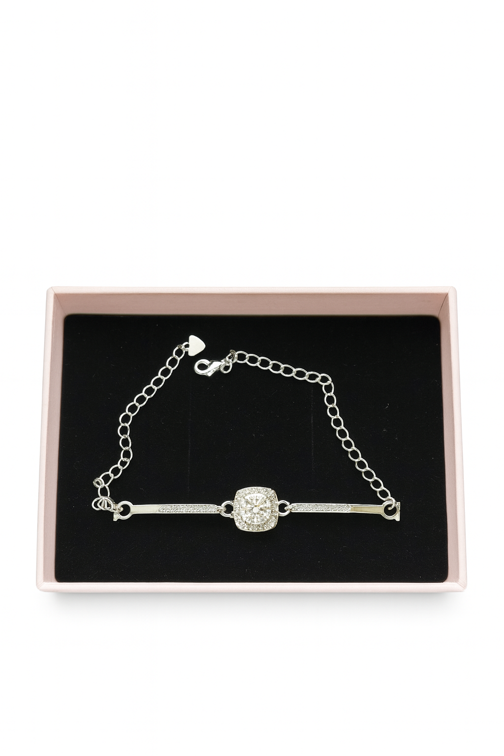 The Radiance Halo Moissanite Bracelet | 925 Sterling Silver or Gold Plated