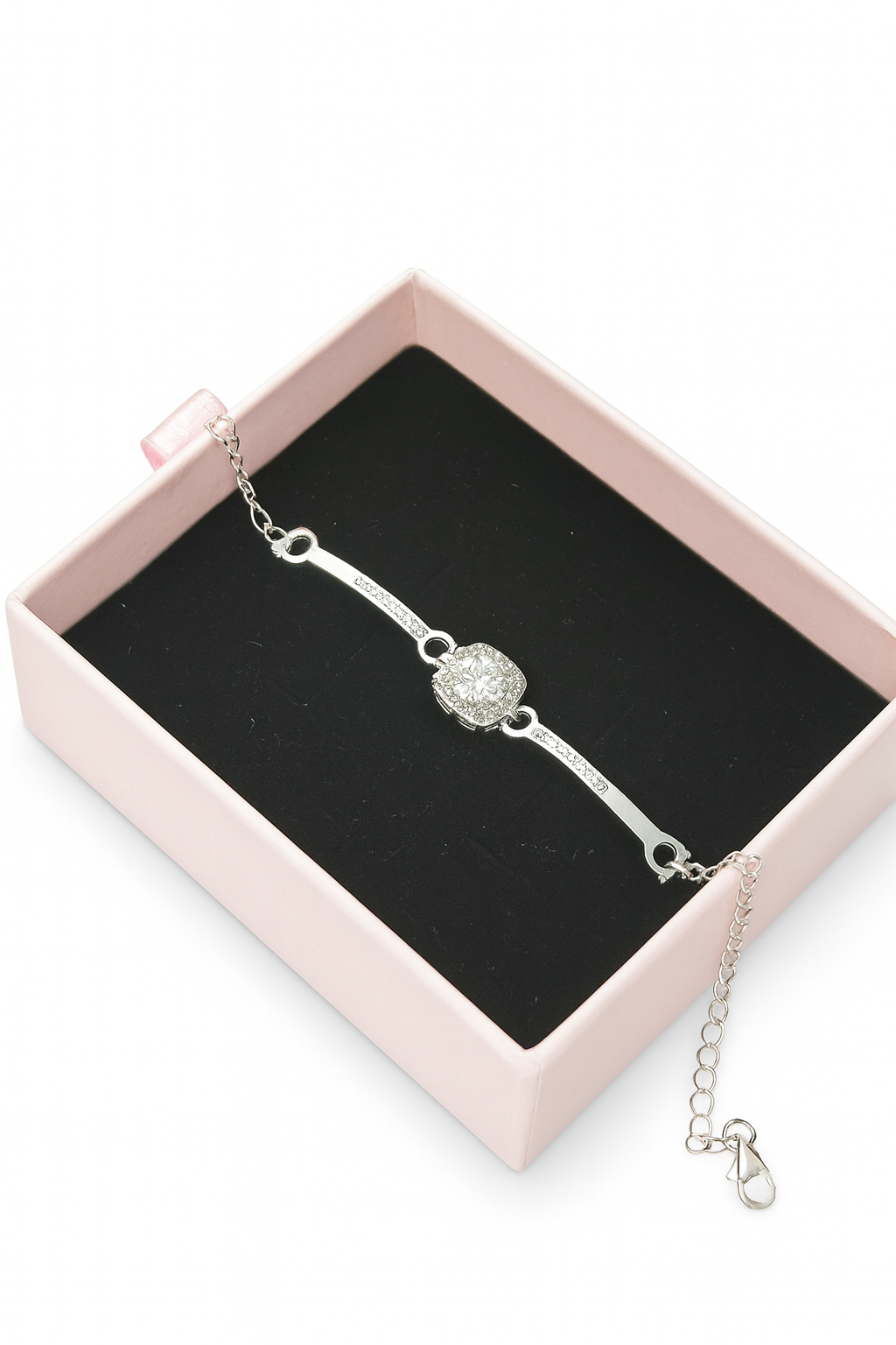 The Radiance Halo Moissanite Bracelet | 925 Sterling Silver or Gold Plated